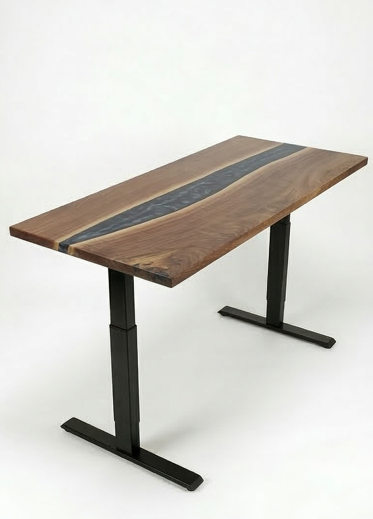 Bureau | English Sky | Noyer | Époxy 26X60