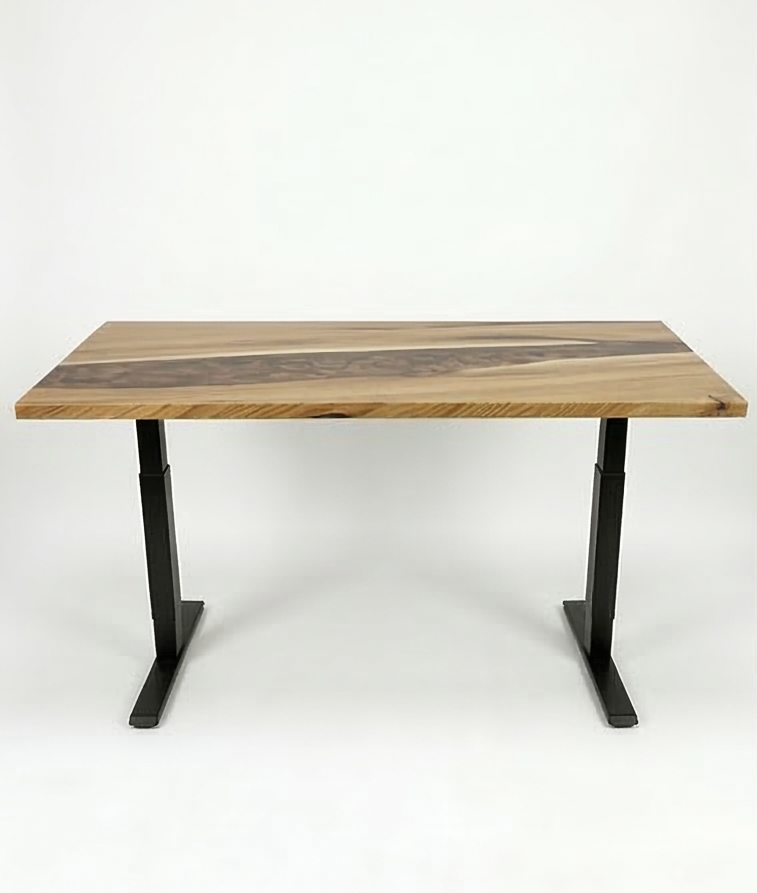 Bureau | Bronze Deep| Chêne Blanc | Époxy 26x60