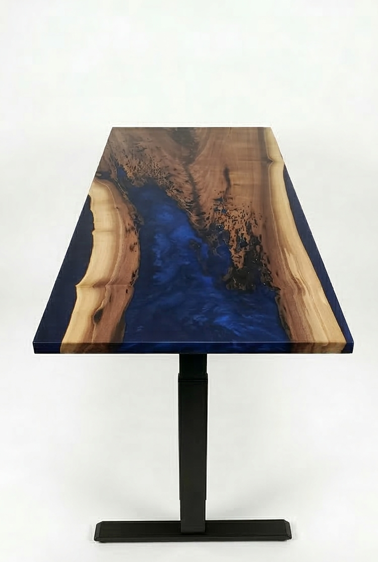 Bureau | Deep Sea | Noyer | Époxy 24X48