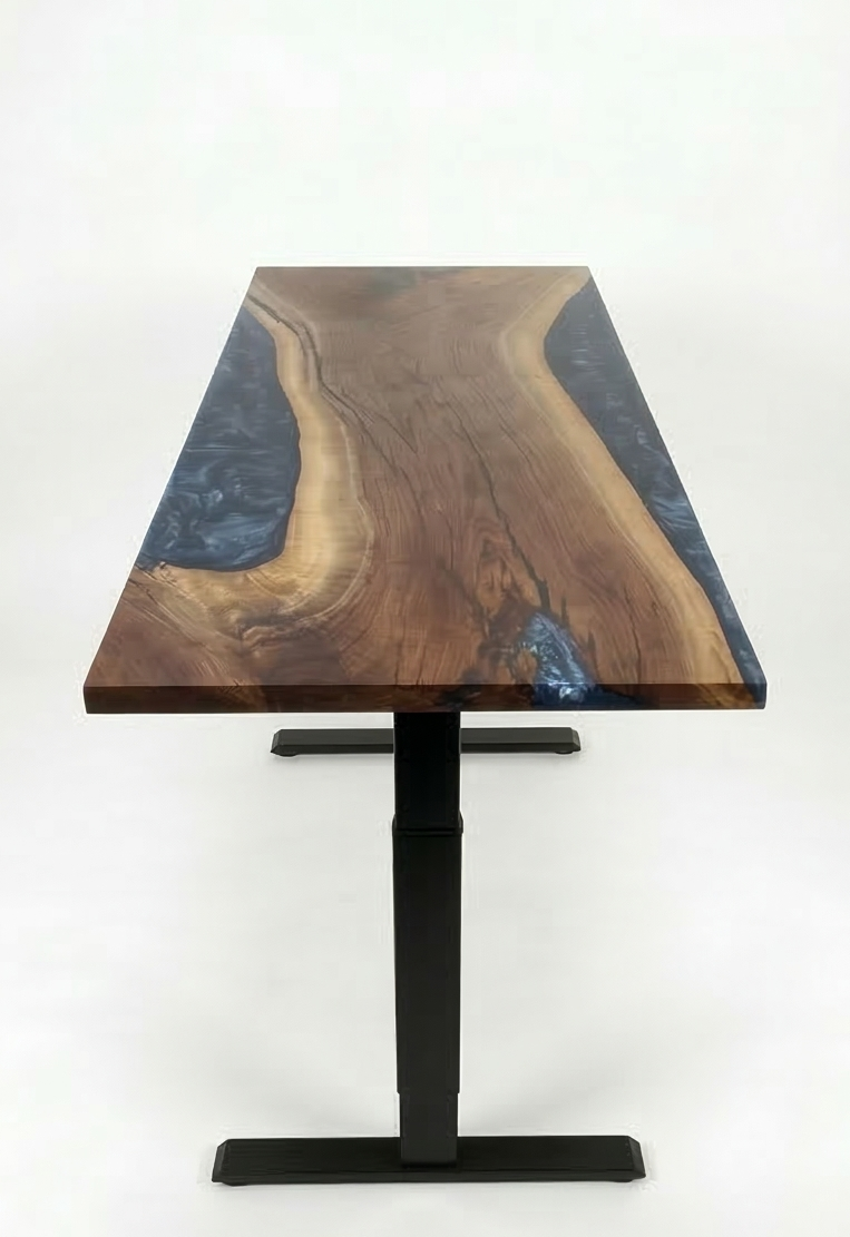 Desk | English Sky | Walnut | Epoxy 26x60
